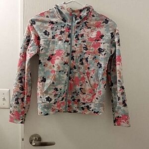 The North Face Glacier Multicolor Full Zip Hoodie Jacket Sz M Girls